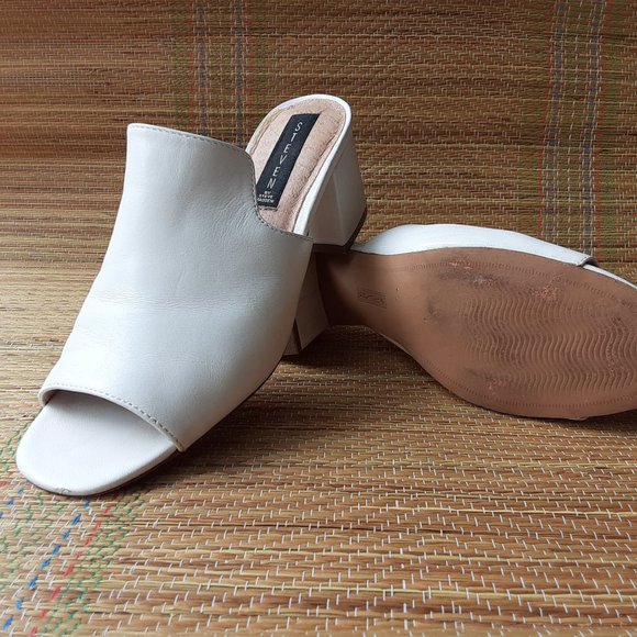 Steven by Steve Madden Bone Leather Open-Toe Shoes Size 8.5 Womens - Picture 3 of 7